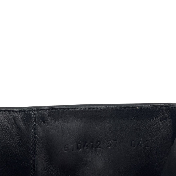 GUCCI DARK BEIGE GG SUPREME HORSEBIT INTERLOCKING G ANKLE BOOTS - Picture 9 of 10